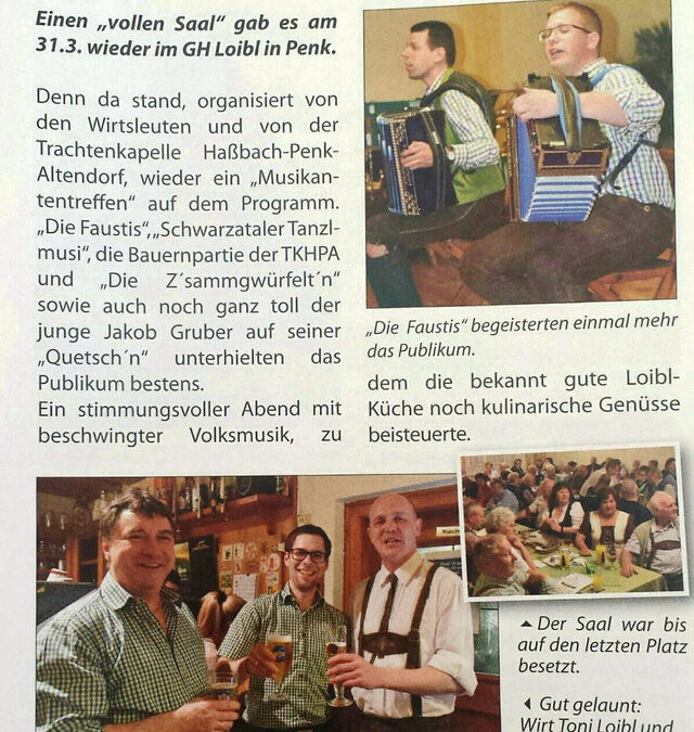 Musikanten spielten in Penk auf